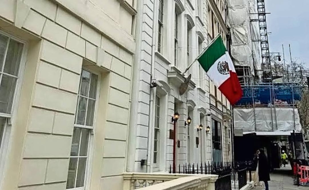 La Embajada de México en Reino Unido hospedó por seis meses al hijo del excanciller. Foto: Archivo EL UNIVERSAL
