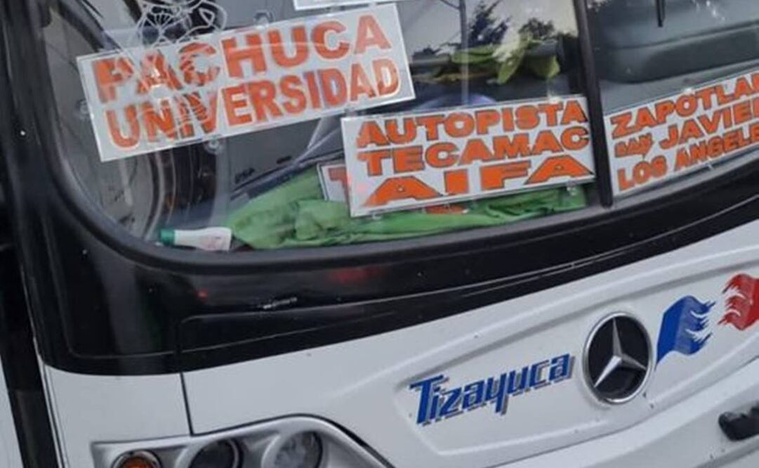 Linea de autobuses a Tizayuca. Foto: Tomada de @AutobusesMT