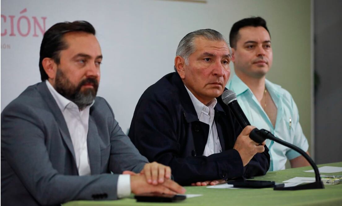 El secretario de Gobernación, Adán Augusto López, rechazó que exista expropiación de tres tramos de Ferrosur, propiedad de Grupo México