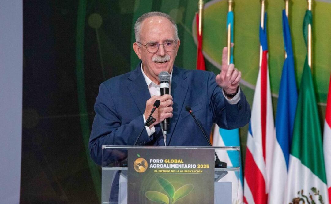 El secretario de Agricultura, Julio Berdegué, afirmó que la campaña contra el gusano barrenador del ganado es exitosa este jueves 11 de septiembre de 2025. Foto: Especial