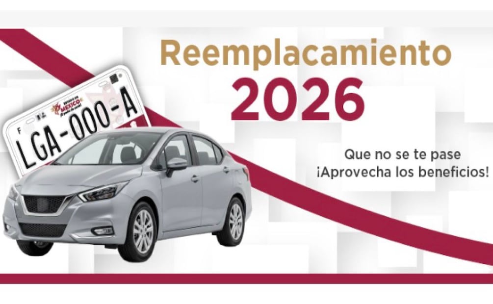 En caso de conducir con placas vencidas serás acreedor a una sanción. Foto: Secretaría de Finanzas Edomex