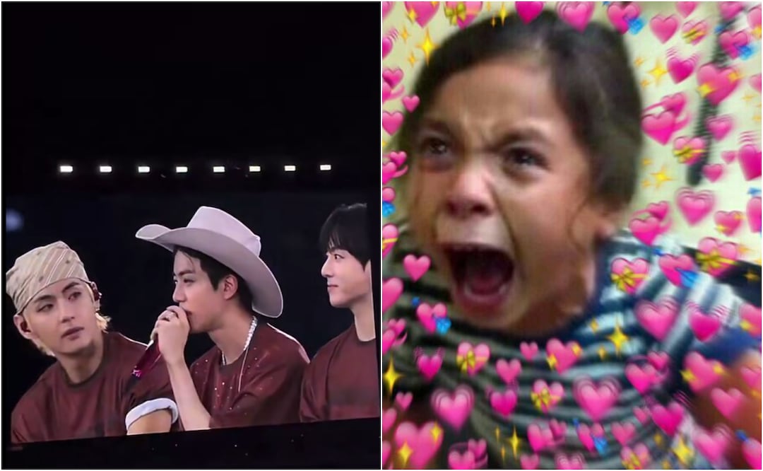 A través de redes sociales se ha desatado una ola de memes del primer concierto de BTS en México. Foto: X