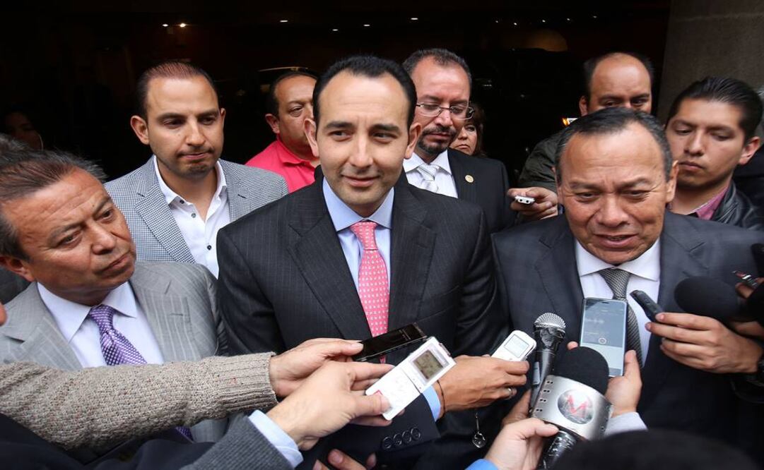 Roberto Gil y Jesús Zambrano, en el Club de Banqueros de la ciudad de México. (Foto: El Universal / Juan Carlos Reyes García)
