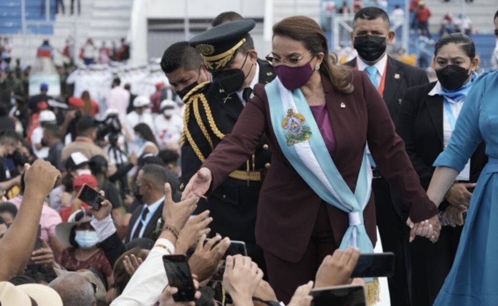 “No más narcotráfico ni crimen organizado”: Xiomara Castro, primera mujer presidente de Honduras