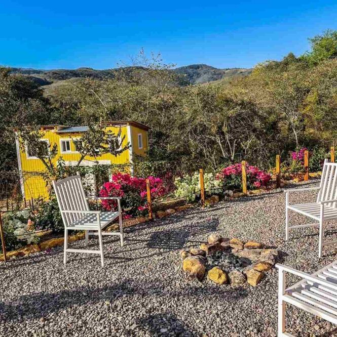 En Casita Bugambilia se construyeron un par de tiny houses, casitas edificadas con el fin de ahorrar espacios y recursos.Fotos: Casa Bugambilia