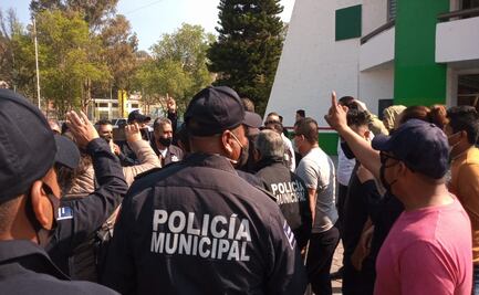 Policías de Tula paran labores; piden cese del secretario de seguridad