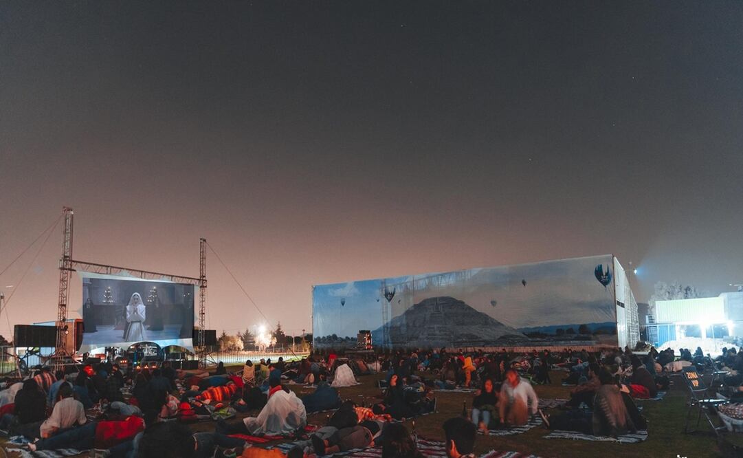 La proyección de la película dará comienzo a las 7:15 de la tarde. Foto: Facebook Noches mágicas en Teotihuacan