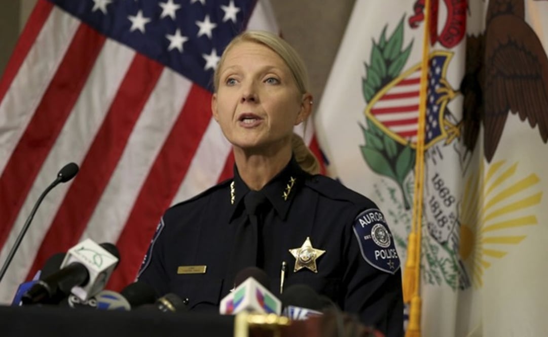 Kristen Ziman, jefa del Departamento de Policía de Aurora. Foto: AP