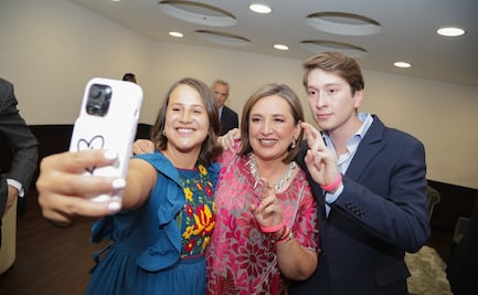 La "selfie" de Xóchitl Gálvez junto a sus hijos: "son el motor que me hace seguir"