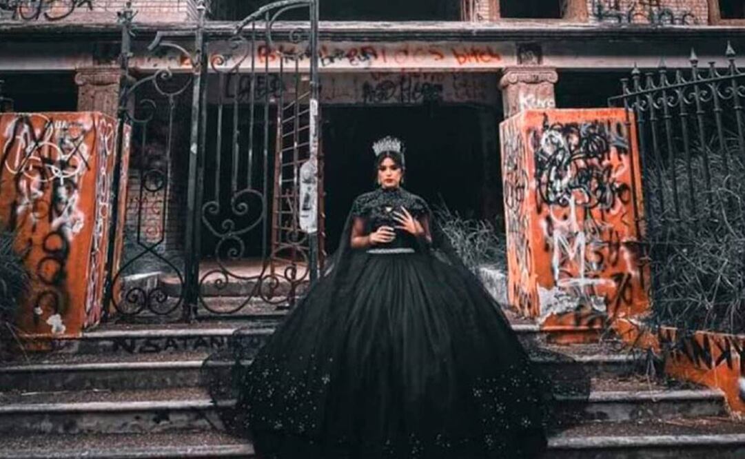 Diego Boneta alista un proyecto sobre la Casa Narcosatánica, en la que la joven Rubí se tomó fotos con un vestido negro de XV Años. Foto: especial