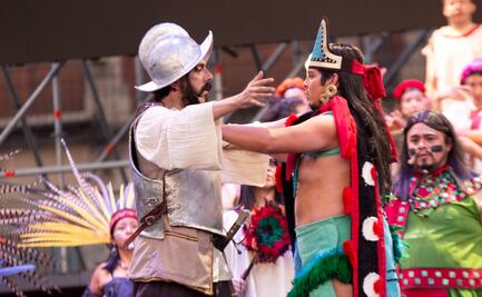 Esta noche "resucitan" a Moctezuma en el Zócalo