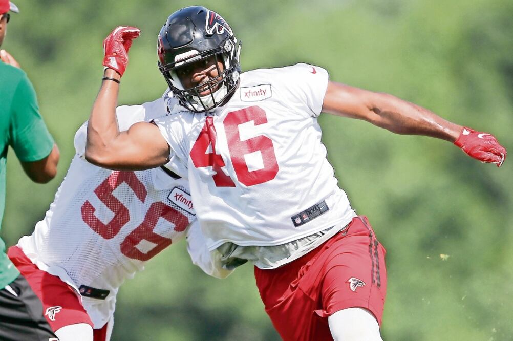 Torrey Green y sus Falcons, ante la quinta mejor defensiva de la NFL. (AP)