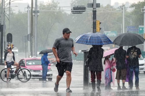 CDMX tendrá ambiente caluroso y lluvias con granizo este miércoles; temperatura llegará a 25 grados