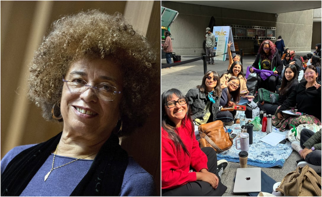 Angela Davis, filósofa feminista estadounidense.
Foto: EFE / Boris Roessler, archivo & X, vía @@librosunam