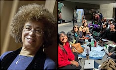 Con horas de anticipación, ya hay fila para ver charla de Angela Davis en la UNAM