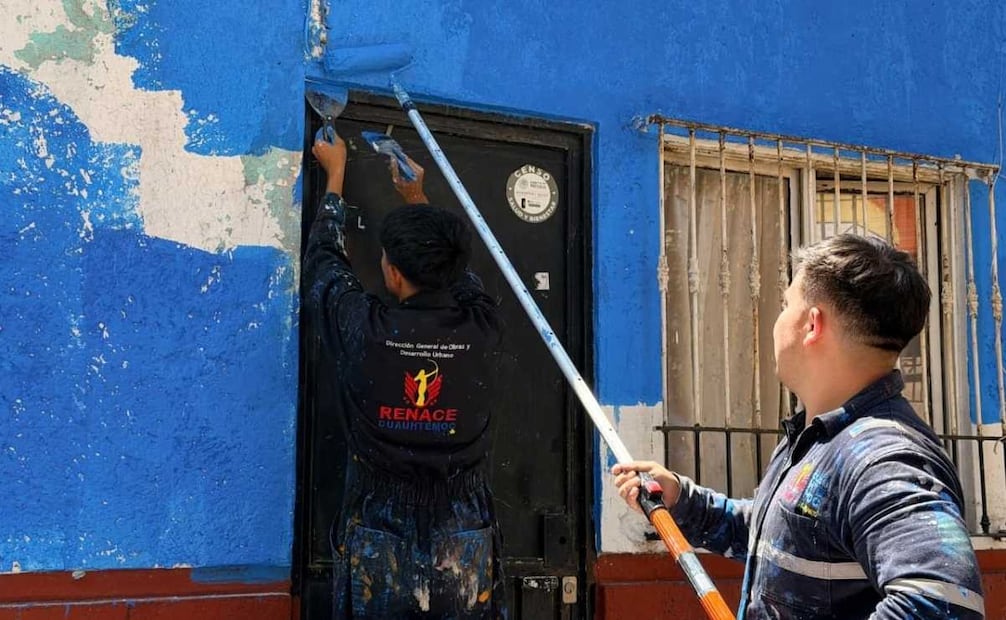Cuadrillas de trabajadores de la Dirección General de Servicios Urbanos llevaron a cabo tareas de limpia. 22/09/2026. | Foto: Cortesía del gobierno de la alcaldía Cuauhtémoc.