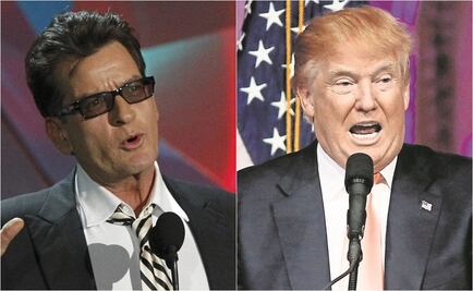Charlie Sheen llama "charlatán" a Donald Trump