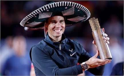 Rafa Nadal se despide de México, pero advierte: "tengo ganas de volver"