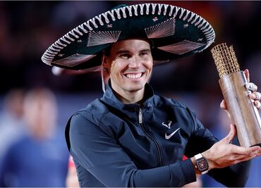 Rafa Nadal se despide de México, pero advierte: "tengo ganas de volver"