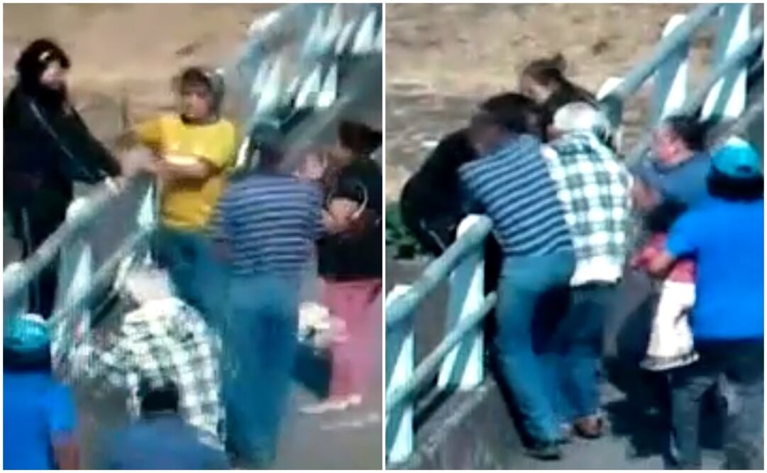 El momento fue captado por una de las cámaras de la Secretaría de Seguridad Pública.  Foto: Especial 