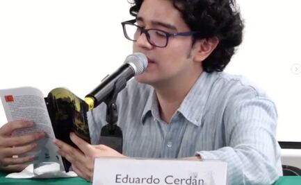 Eduardo Cerdán, ganador del Premio Bellas Artes de Novela José Rubén Romero 