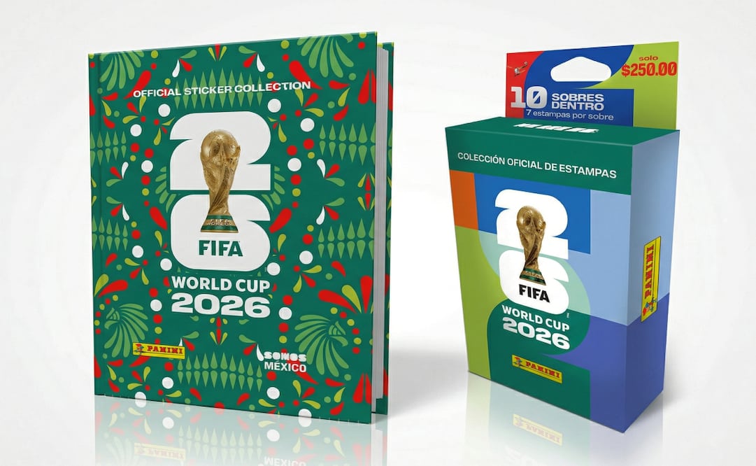 Conoce los diseños oficiales de los álbumes y paquetes de estampas Panini para la Copa del Mundo 2026