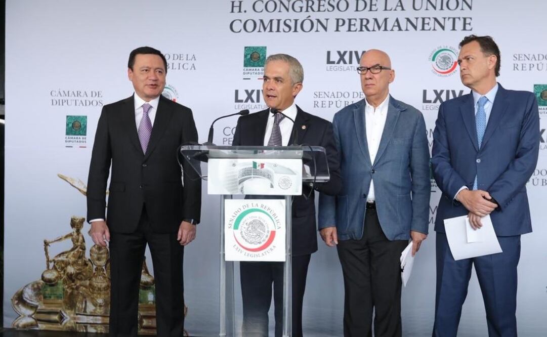 Senadores de Oposición. Foto: Especial