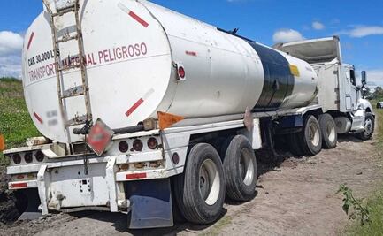 Guardia Nacional recupera tractocamión robado con 30 mil litros de combustible en Hidalgo 