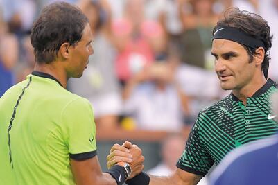 Nadal y Federer se verían hasta final