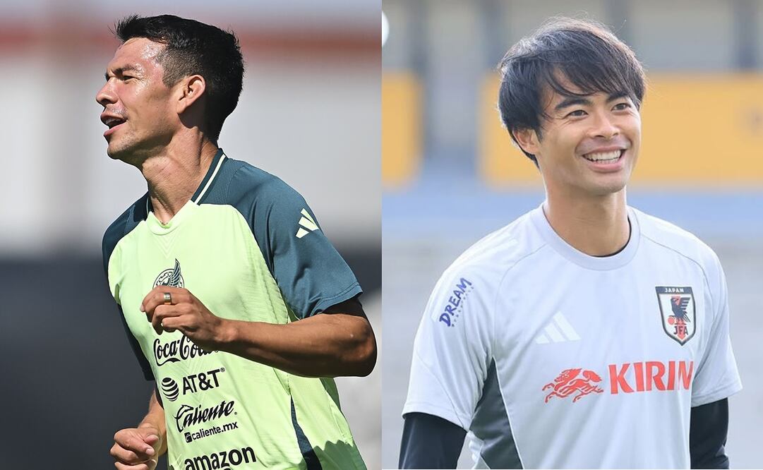 "Chucky" Lozano y Kaoru Mitoma con las Selección Mexicana y Japón, respectivamente - Fotos: Imago7/ @japanfootballassociation en IG