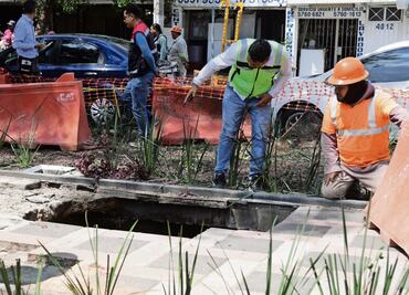 Tardarán mes y medio en tapar socavón en la GAM