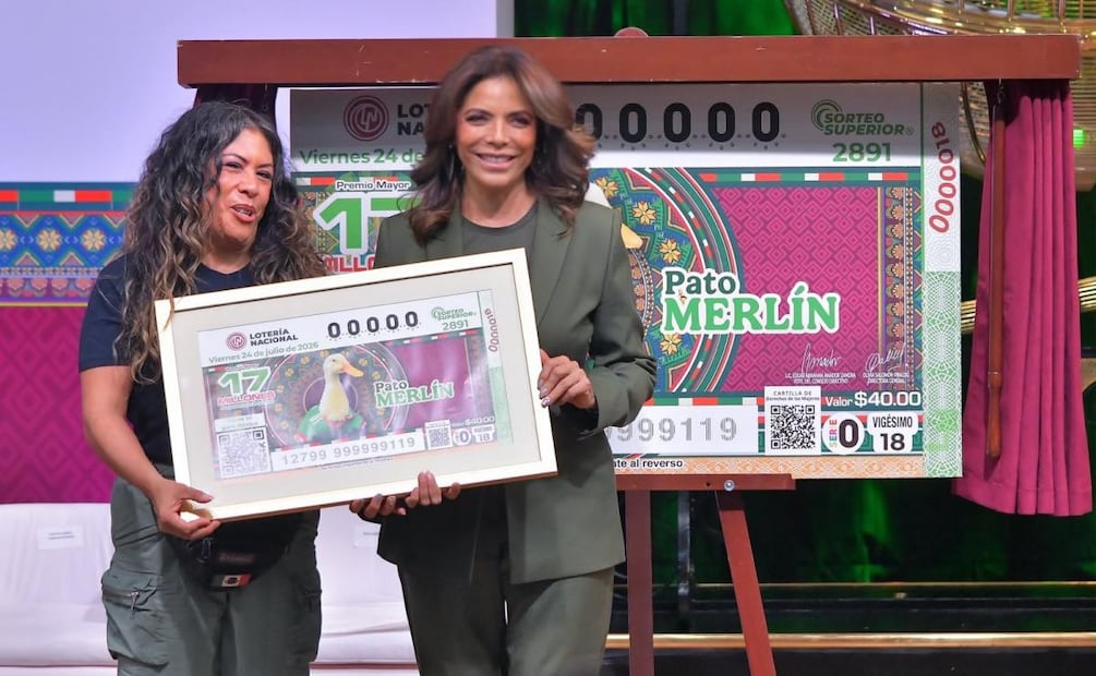 El Pato Merlín ya tiene su billete conmemorativo de la Lotería Nacional (10/07/2026). Foto: Especial