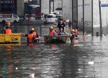 Hong Kong sufre las peores lluvias en 140 años; reportan graves inundaciones; VIDEOS