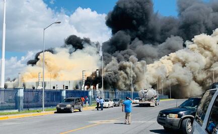 Incendio en maquiladora provoca fuga de ácido en Tamaulipas
