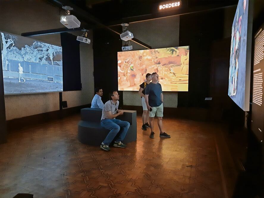 Your Ghosts Are Mine. Expanded Cinemas, Amplified Voices muest ra fragmentos de algunas cintas en el Palacio Franchetti. Foto: de Frida Juárez. El Universal