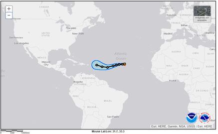 Hurricane Irma, now Category 2 storm, is heading to the Caribbean