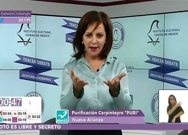 Los mejores momentos de Carpinteyro en el Tercer #DebateChilango