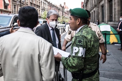 AMLO recibe en Palacio a empresarios de Monterrey