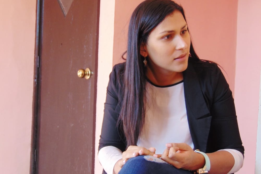 Camila llegó de Colombia para terminar sus estudios de posgrado en Ciencias Sociales en la UAZ, donde ha mantenido un promedio de 9.2. (IRMA MEJÍA. EL UNIVERSAL)