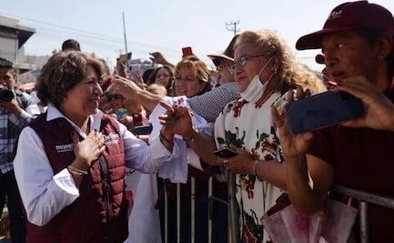 "Cuando los perros ladran es que vamos avanzando": Delfina Gómez visita Coacalco