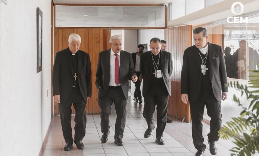 Andrés Manuel López Obrador se reúne con el CEM. Foto: Especial