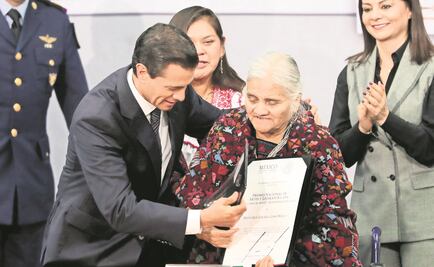 Peña Nieto lamenta muerte de la artesana Cecilia Lino
