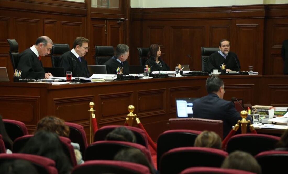 Ocho de los 11 ministros emitieron su voto contra la propuesta hecha por el ministro Alberto Pérez Dayán. Foto: Berenice Fregoso / EL UNIVERSAL
