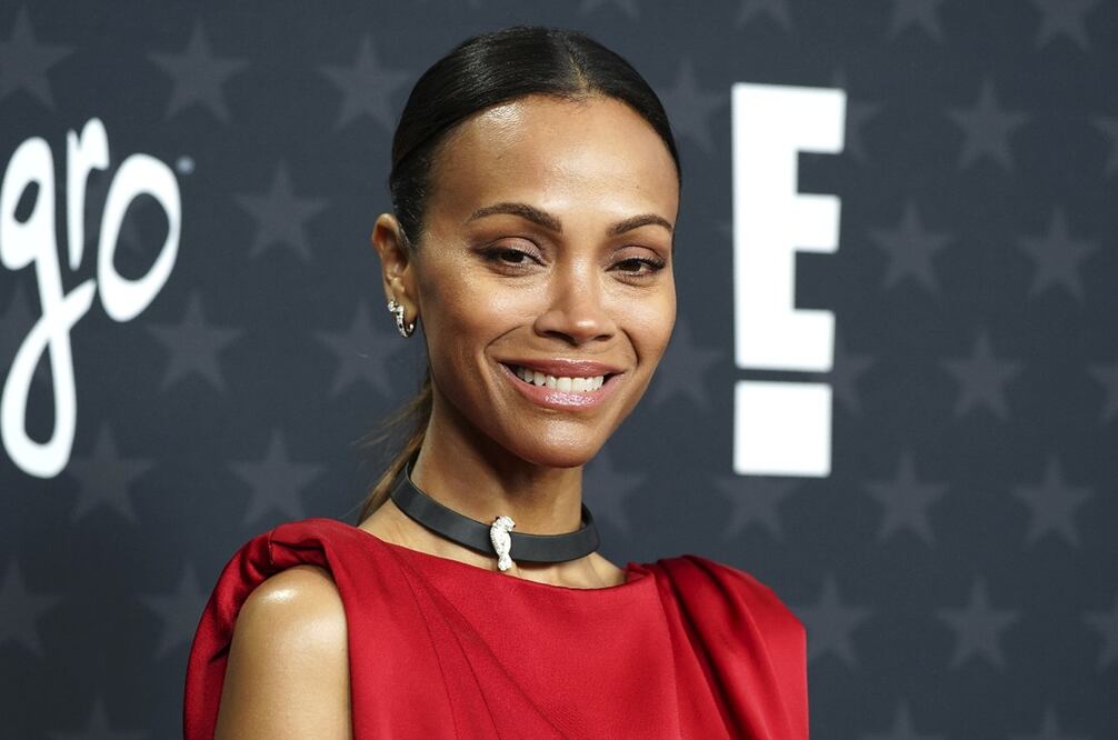 Zoe Saldaña, protagonista de "Emilia Pérez", la cinta francesa de Jacques Aurdiard.
Foto: Jordan Strauss / AP