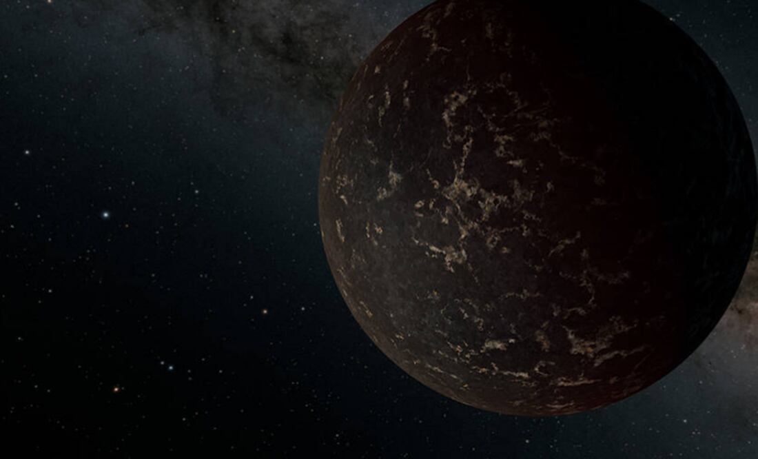 Imagen ilustrativa de un exoplaneta rocoso.Foto: Vía NASA