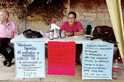 Activistas van a huelga de hambre por omisiones de INM