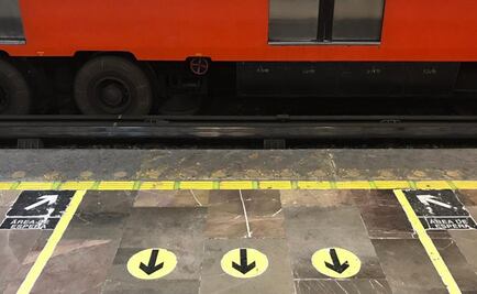 Usuario cae a las vías en Metro Candelaria