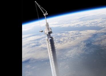 Buscan construir un rascacielos que cuelgue de un asteroide