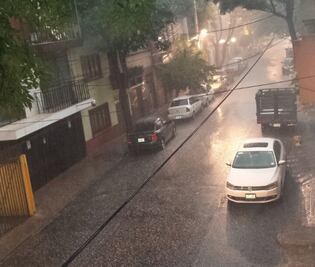Graniza en centro y poniente de CDMX