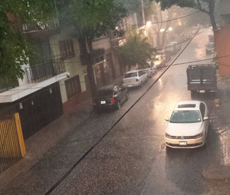 Graniza en centro y poniente de CDMX